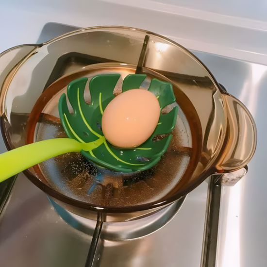 Leaf-Shaped Serving Spoon
